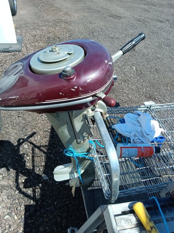 Late 50's ? Neptune mighty mighty outboard motor 1.7 hp Mighty might