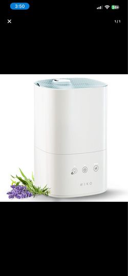MIKO Ultrasonic Humidifiers for Large Room & Bedroom- Water Filter, Auto Mode, No Leak Design, Sleep Mode, Built-in Timer, Humidifier for Babies & Hom