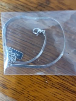 Brand new silver anklet chain anklet