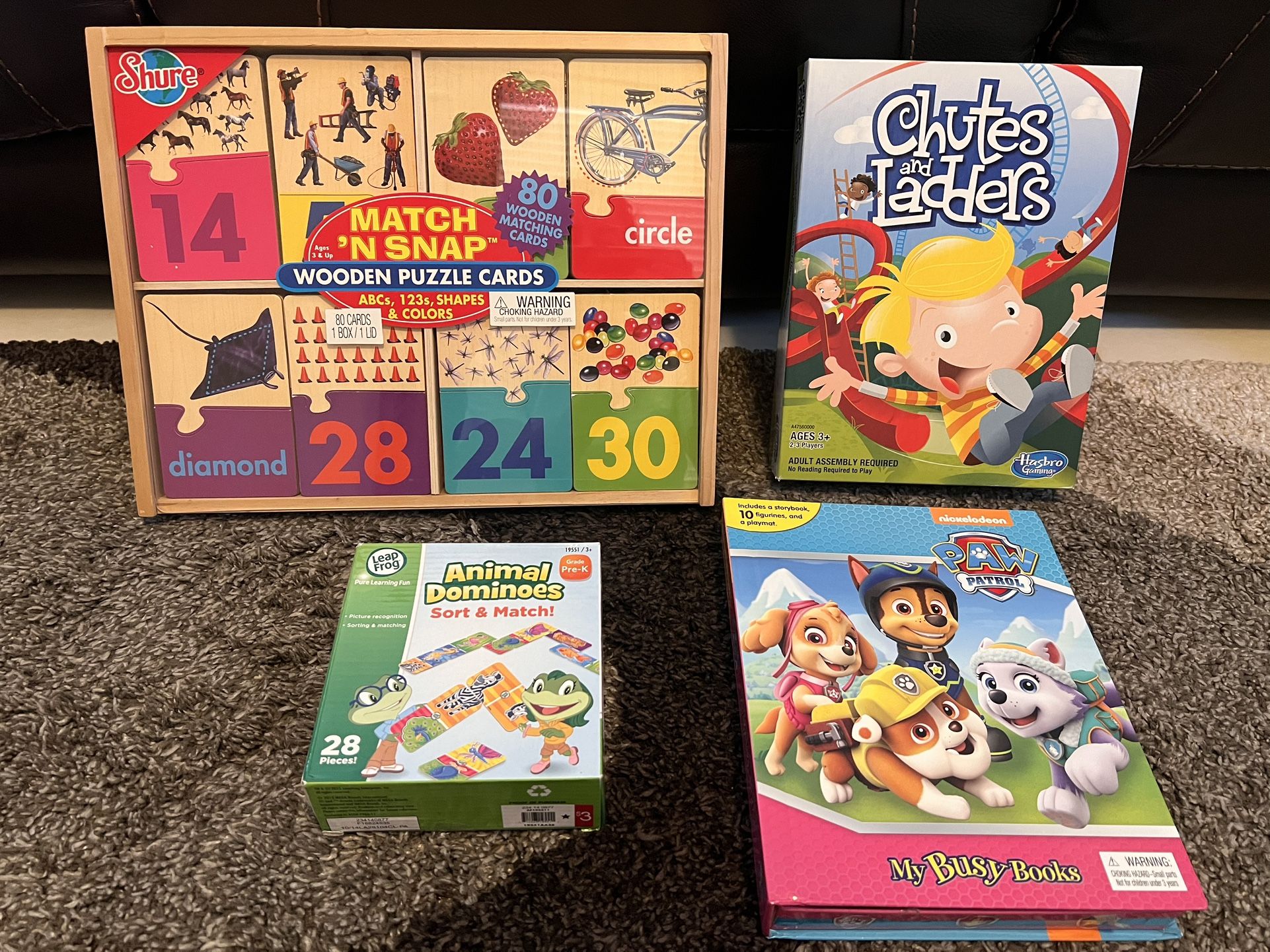 Children/Kids Board games Lot of 4