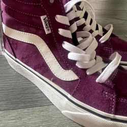 Women’s 7 Vans Purple Butterfly 