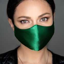Face Silk Green Mask + Bag