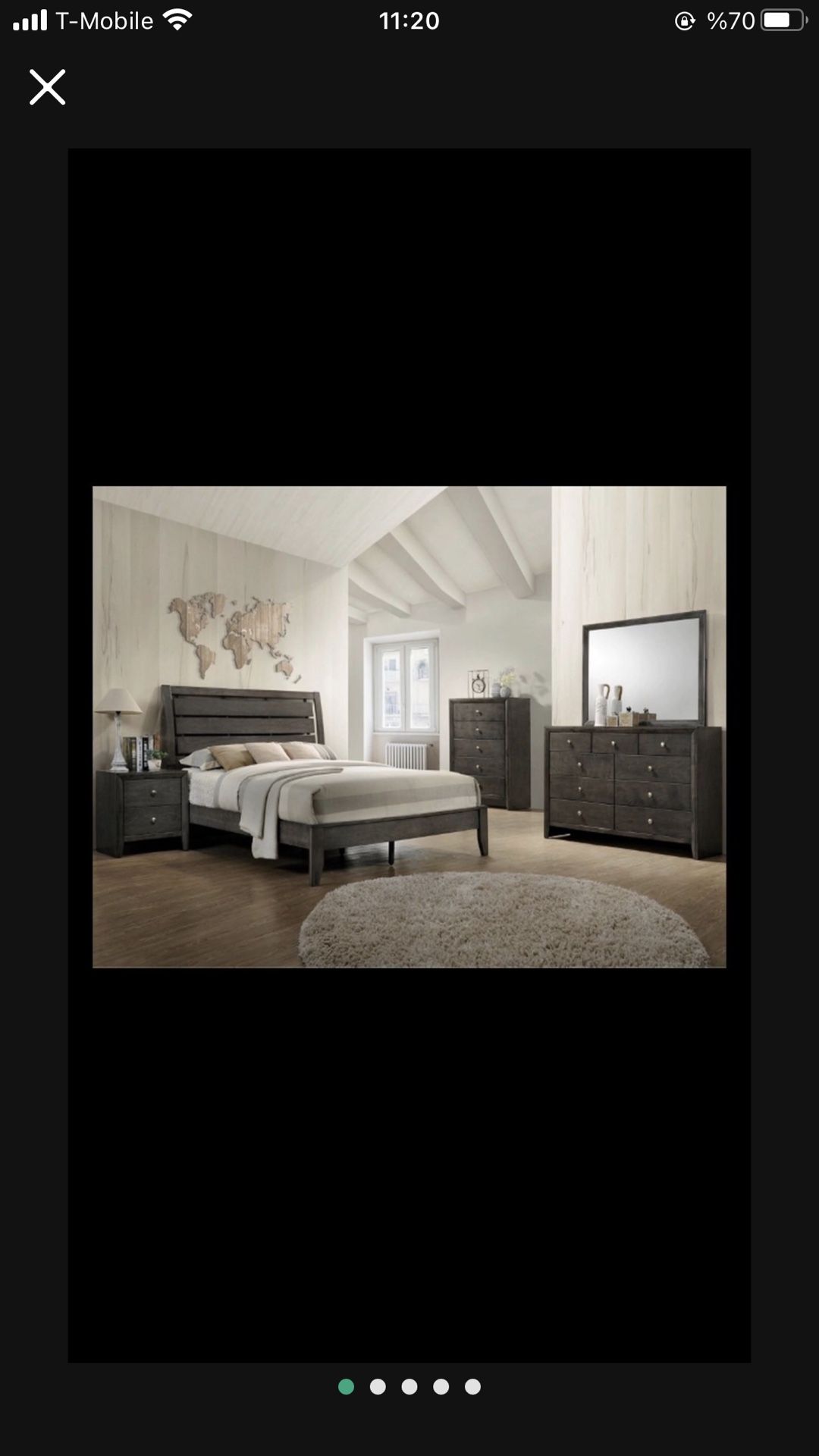 Brand new Sale $200 off CORALEE 4-Piece QUENN Bedroom Set