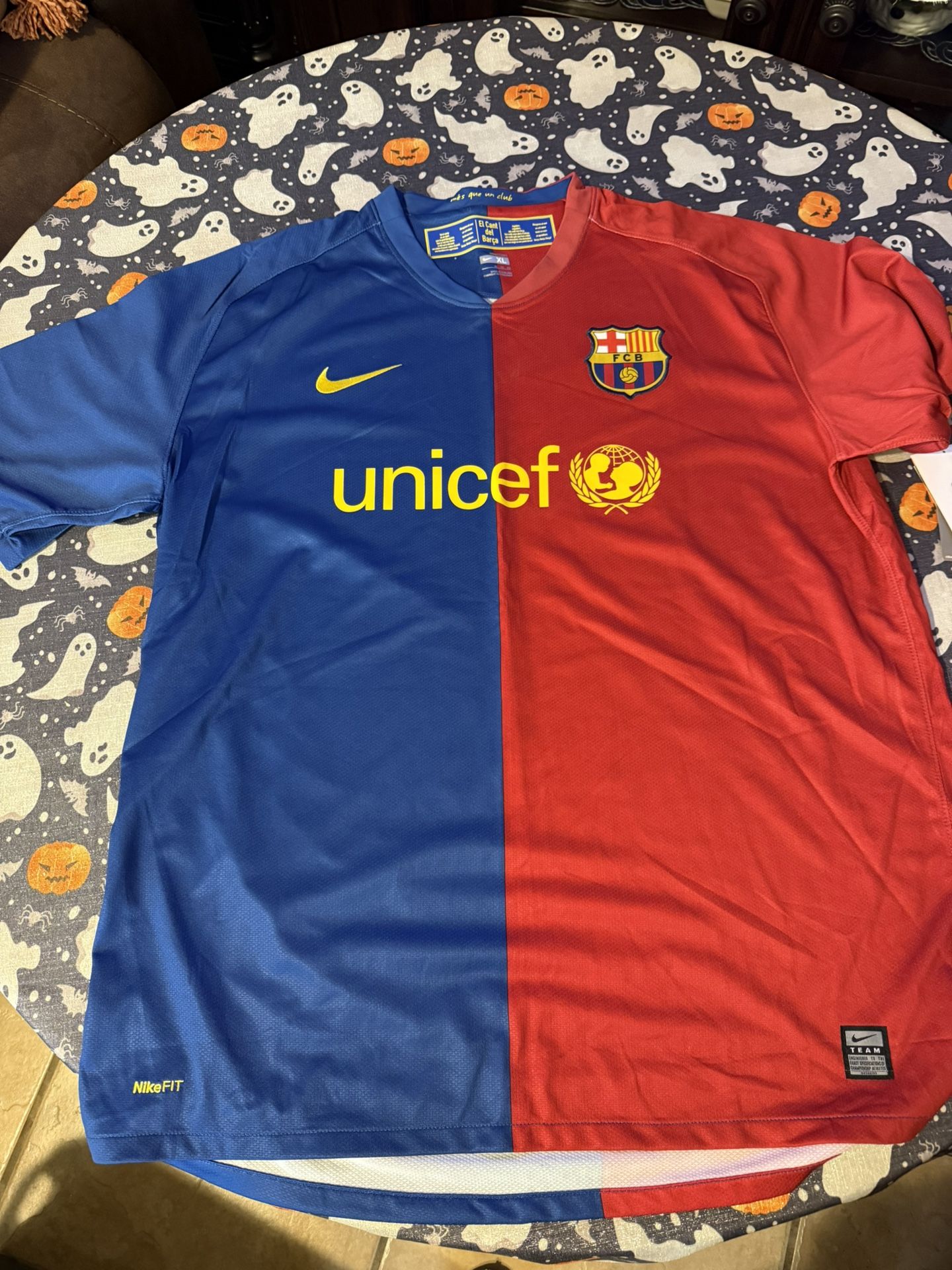 Nike Barcelona Home Jersey Size XL