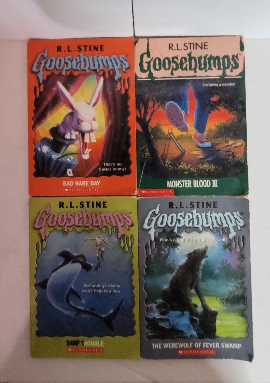 R.L. Stine - GOOSEBUMPS Scholastic Paperback Books (4) Four