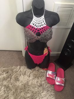 Crotchet 2 piece bathing suit