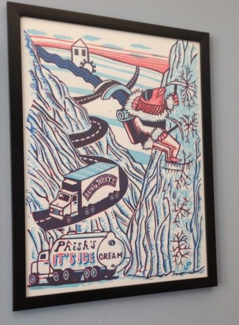 Phish Ben And Jerry's Pollock Poster