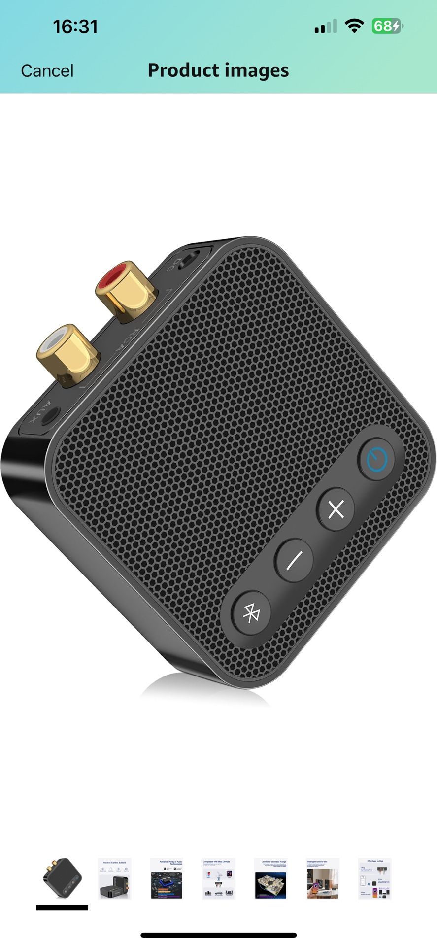 Bluetooth to RCA Adapter for Stereo Receiver - APTX HD Long Range Low Latency Bluetooth Receiver for Home Stereo Wireless Audio Adapter for Music Stre