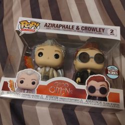 Good Omens 2 pack funko pop
"
Not 5 dollars, Open to offers and trades"