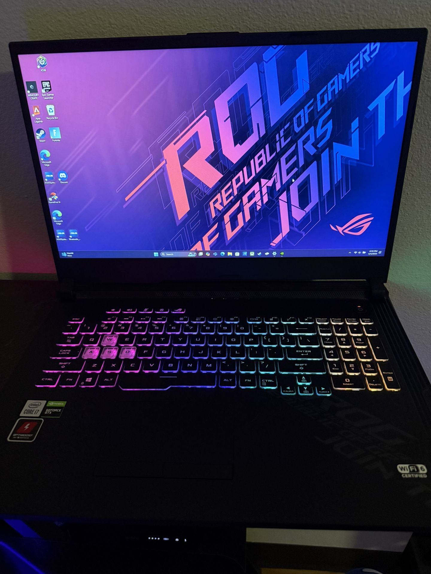 ASUS ROG Strixx G17 gaming Laptop