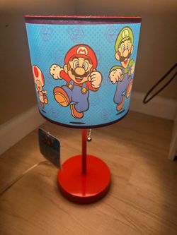 Super Mario table lamp NWT