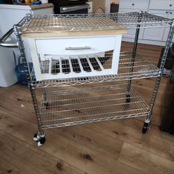 Wheel Cart  Kitchen Rack 
