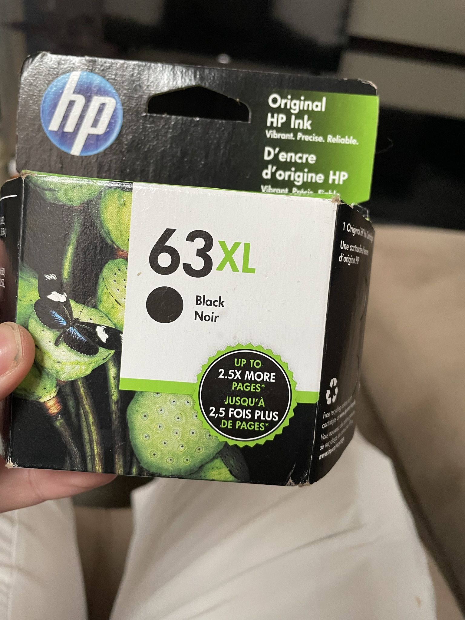 HP 63XL Black ink