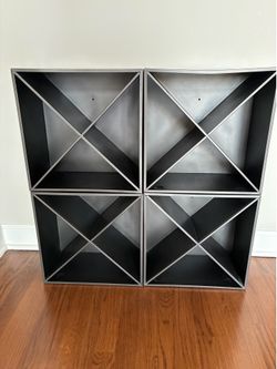 4 x 12 bottle wine storage cubes