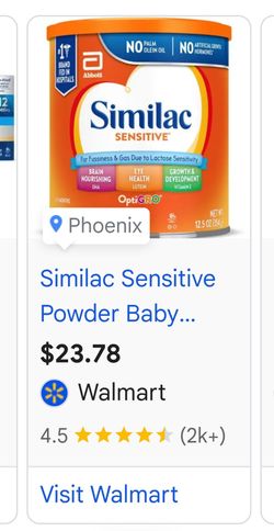 Similac Formula Sensitive Cans