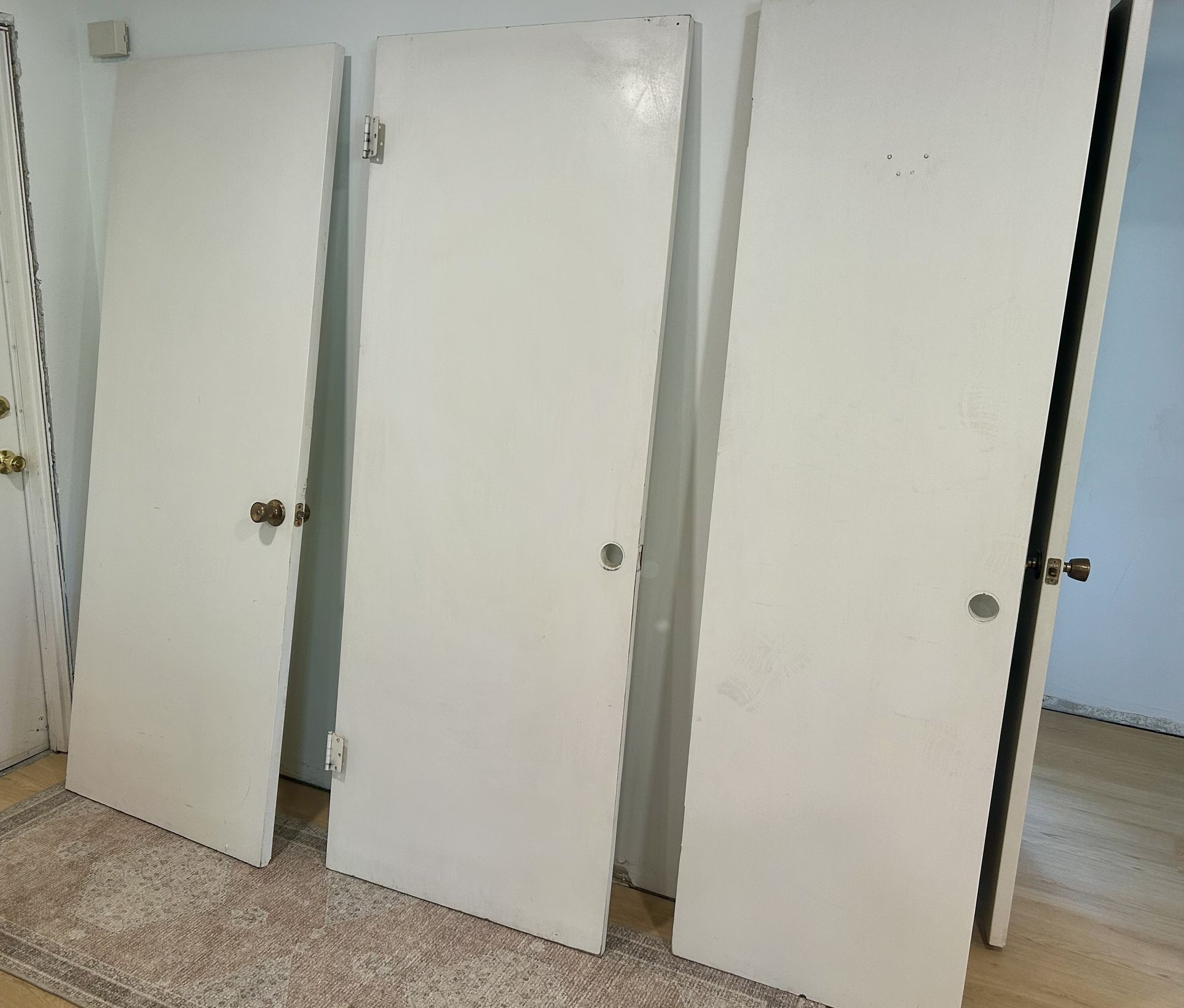 Interior doors, 3 available—29.75 x 79.5 x2, 23.5 x x 79.5 x1