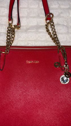Large Red Calvin Klein Purse