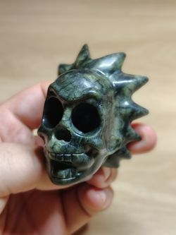 Rick from Rick and Morty crystal skull