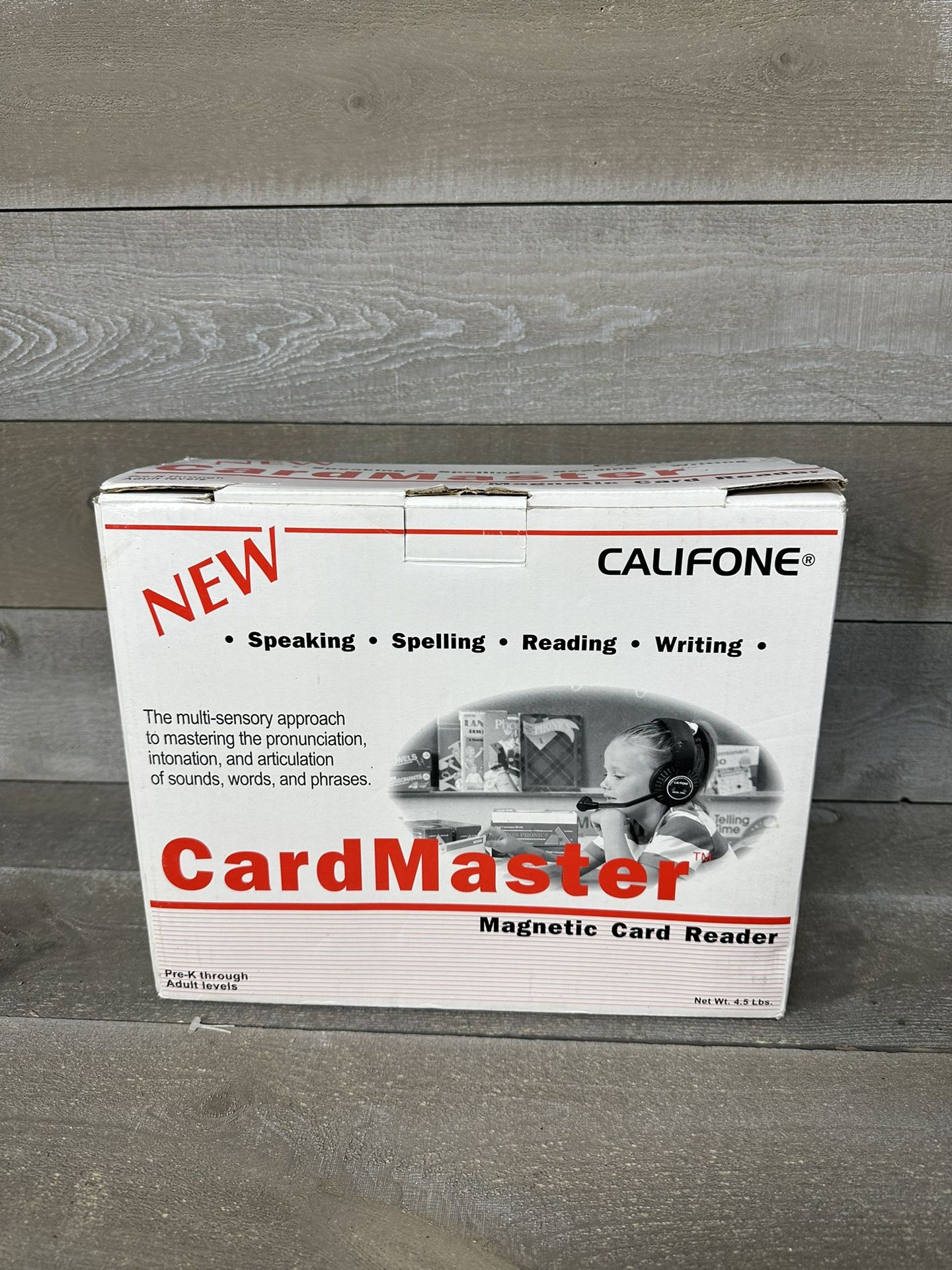 Califone Cardmaster Magnetic Card Reader 2010AV Speak Spell Read Write New