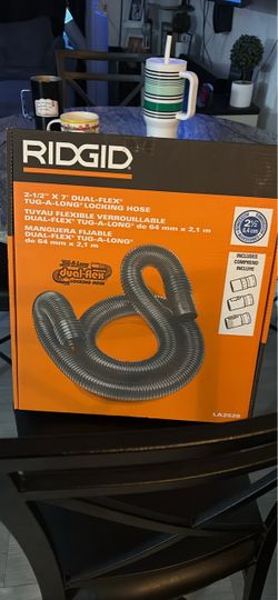 RIDGID 2-1/2" x 7' Dual-Flex Locking Hose