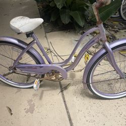 Women’s Purple Beach Cruiser