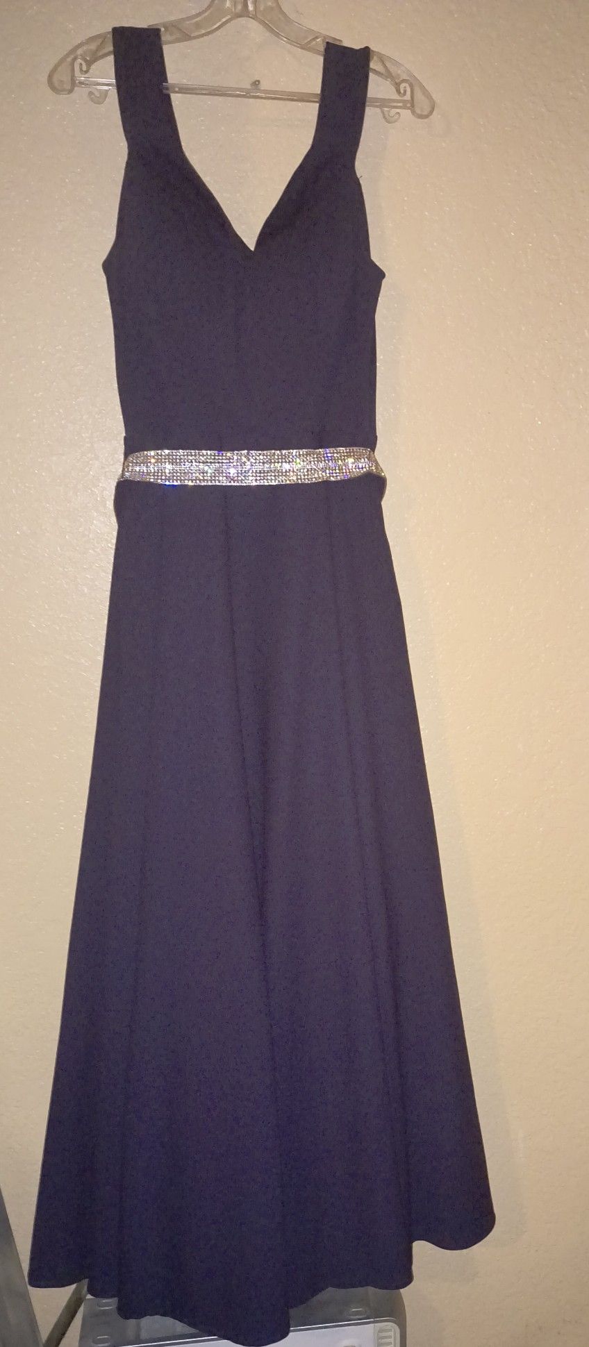 Navy Blue Long Dress