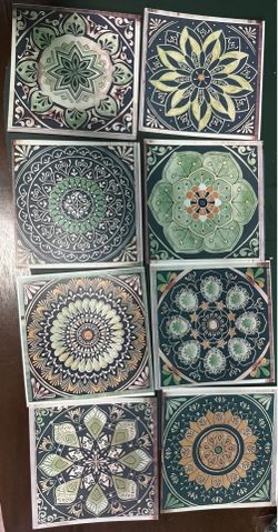 Stickers 4x4 that look like tiles