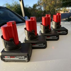 Milwaukee batteries