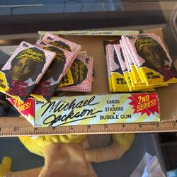 15packs of Michael Jackson cards series 2, 1984
