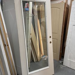 Exterior door entry door front door patio doo side door full glass low-e rated 33-3/4x79”fiberglass   I have a Door comes with dual glass low-e rated 