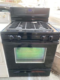 STOVE WHIRPOOL 4 BURNERS 🍂BLACK🍂