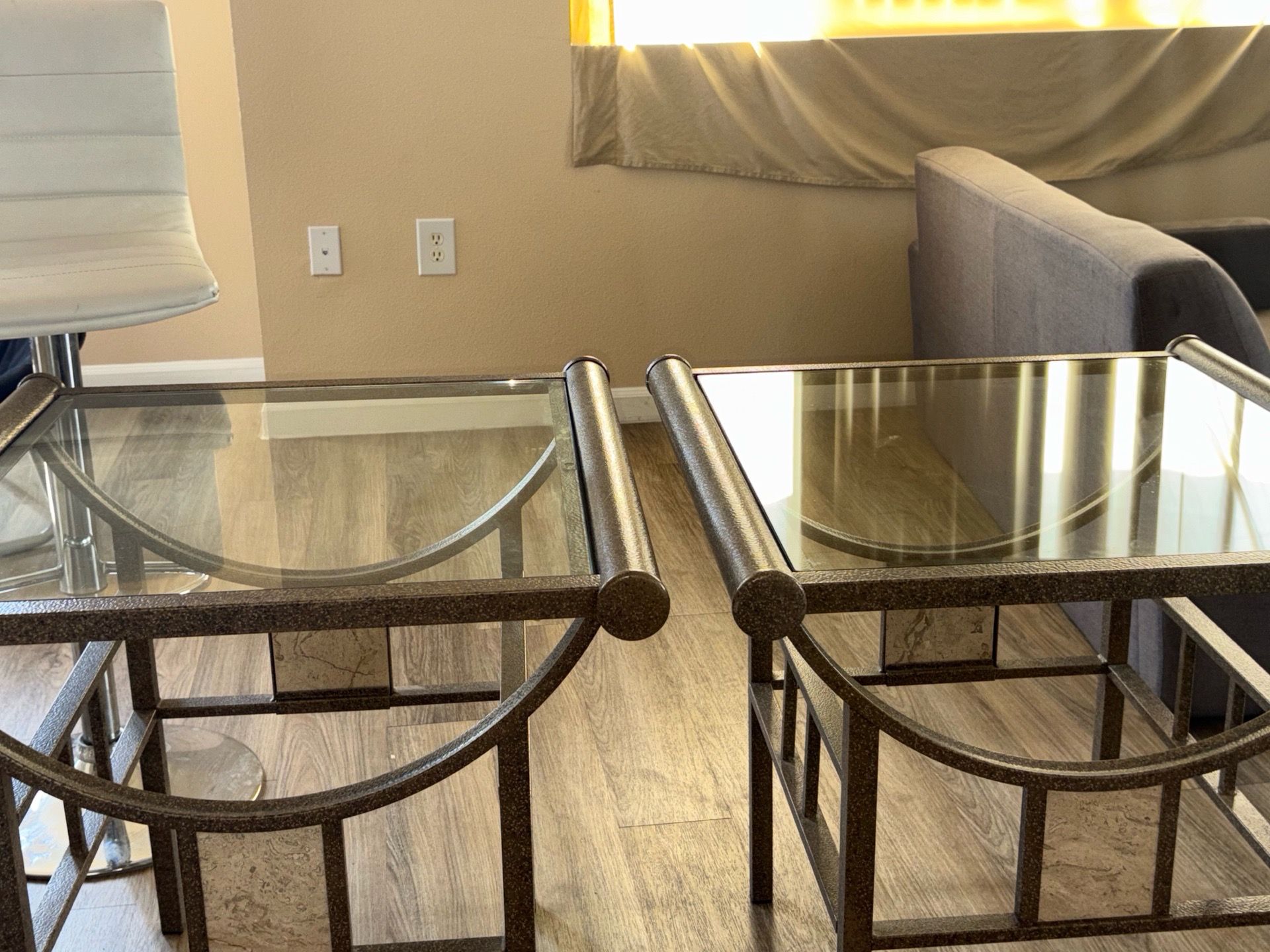 Glass tables