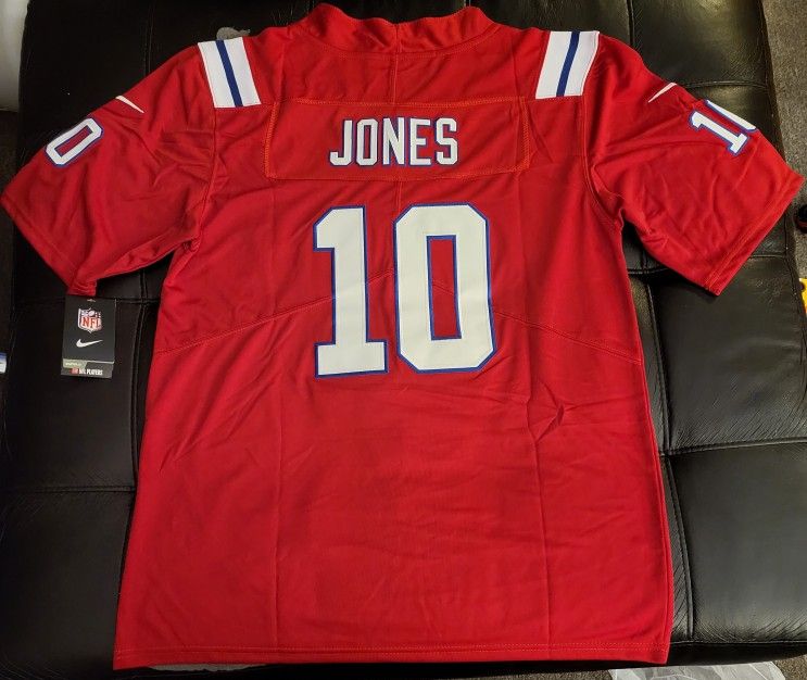 New England Patriots #10 Jones Red Jersey 