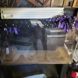 About 50 Gallon Fish Aquarium With Stand Andaccessories