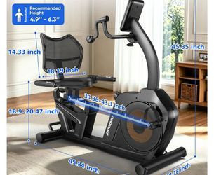 New PooBoo Recumbent Exercise Bike