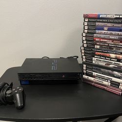 PS2 Bundle With Games - Tested & Working 