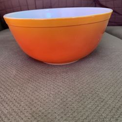 Pyrex Flameglo Orange Bowl 403