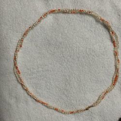 Mother Of Pearl W/ Pink Coral