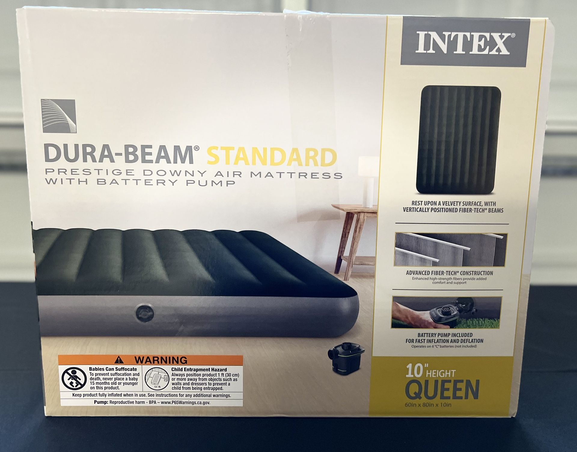 Dura-Beam Standard Queen 10” Air Matter Mattress