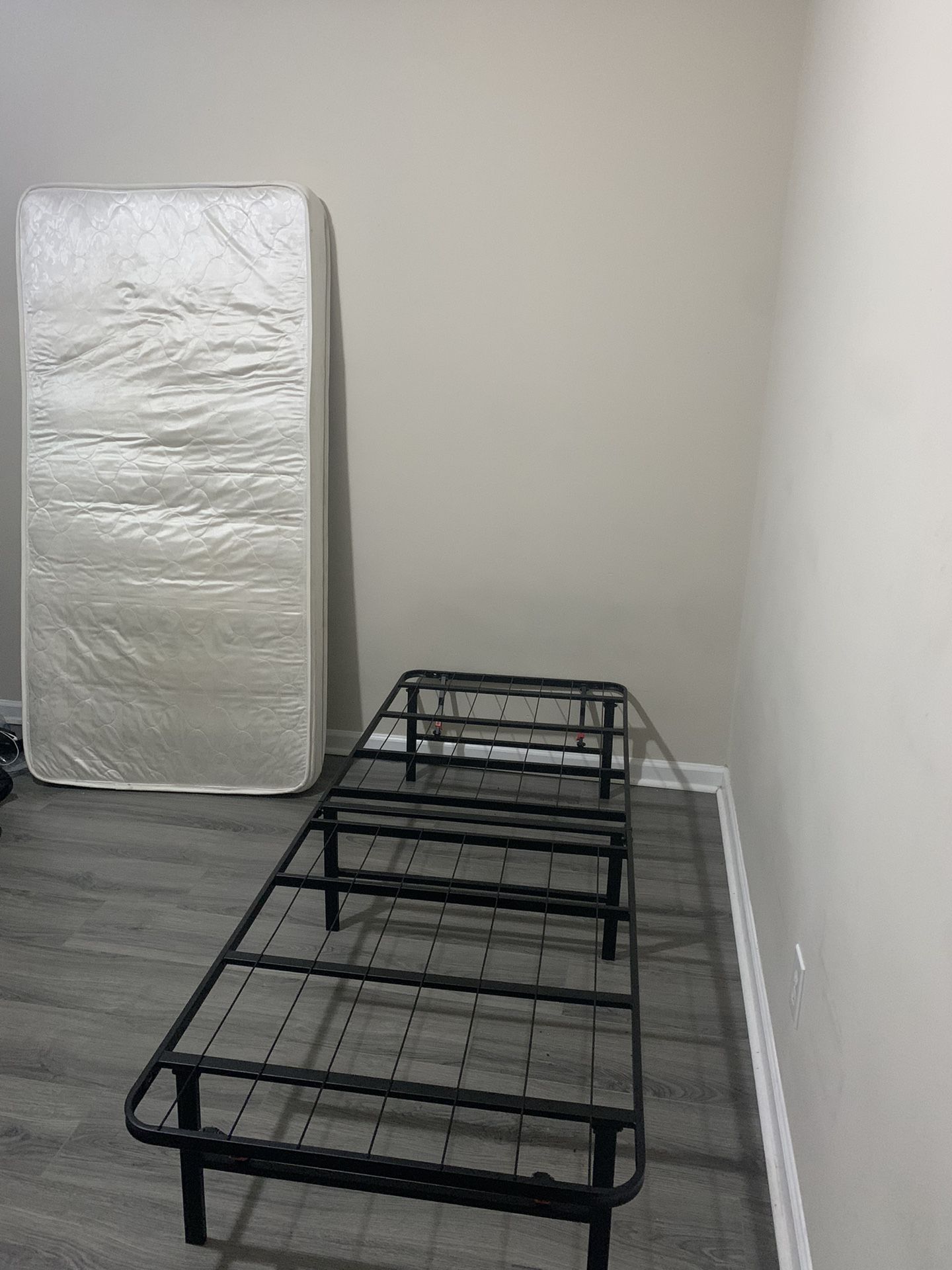 Twin Mattress And Metal Bed Frame