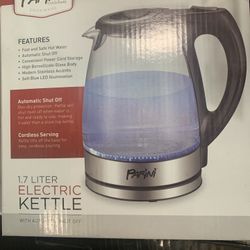 Electric  Kettle 1.7 Liter Glass