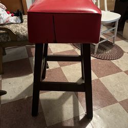 Two Leather Bar Stools Price Is For Each