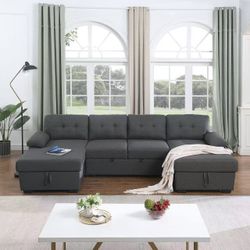BRAND NEW U SHAPE SECTIONAL SOFA COUCH SET