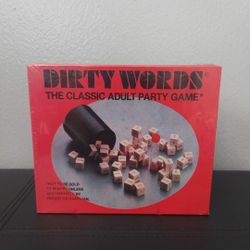 Dirty Words Adult Party Game - 1993 - Retro - New Sealed
