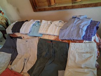 Men's Clothing Bundle Shirts and Pants
