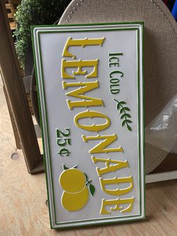 Lemonade Sign 