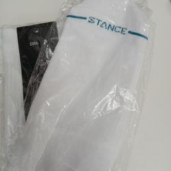 Stance Socks White CREW NEW