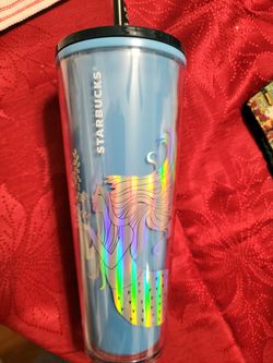 Starbucks Holiday Color Change Mermaid Cup