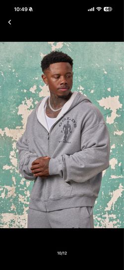 Yla heather zip up jacket