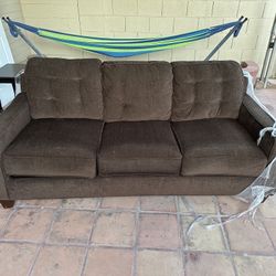Brown Pull-Out Couch *NEEDS TO BE GONE ASAP*